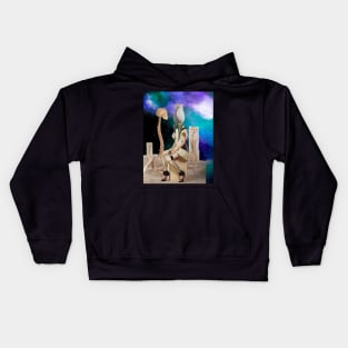 The model Kids Hoodie